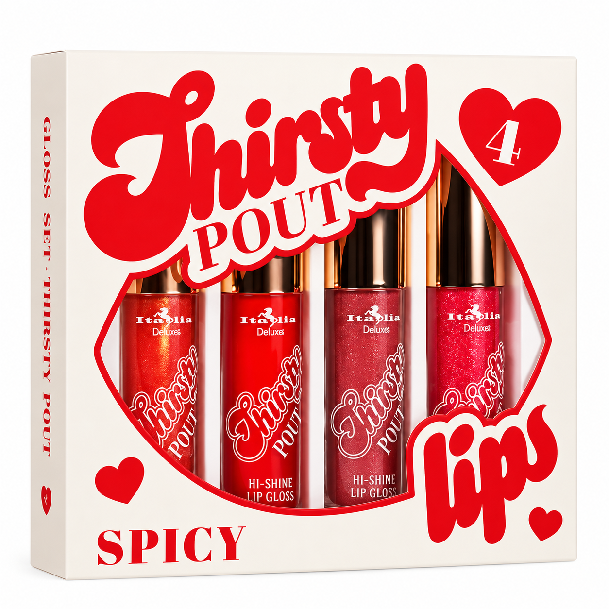 Thirsty Pout 4 Lips Set