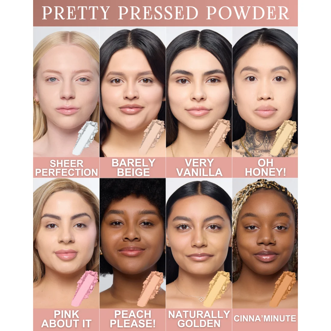 Polvo fijador compacto Pretty Pressed Setting Powder