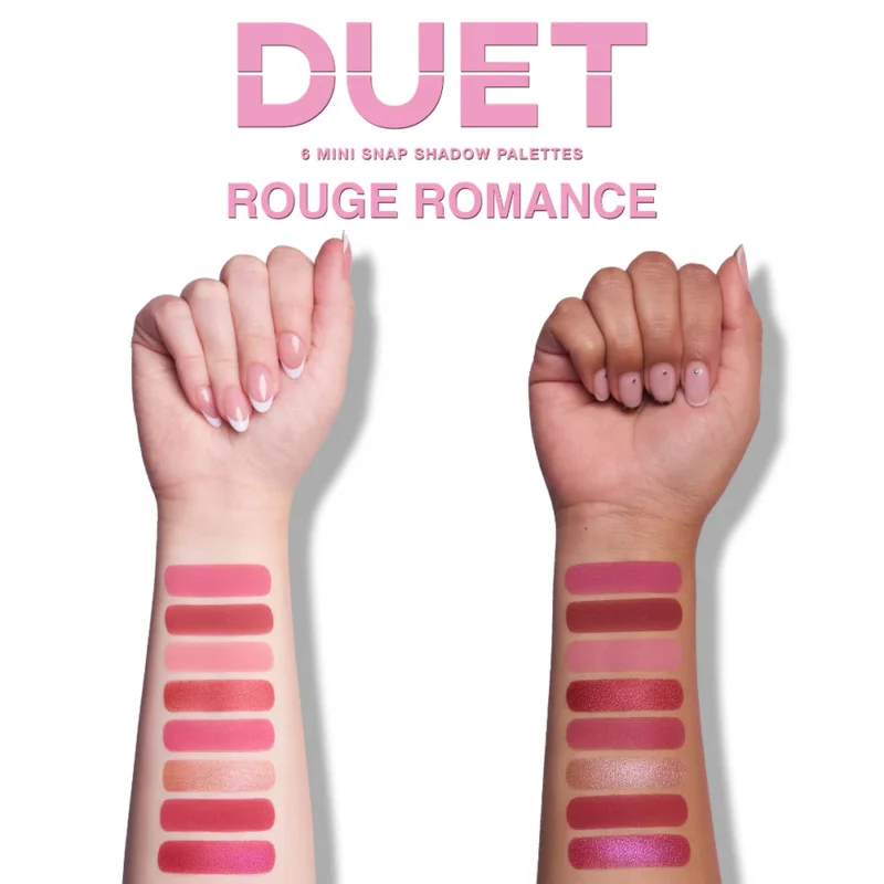 DUET- Rouge Romance mini paleta de sombras - Imagen 3
